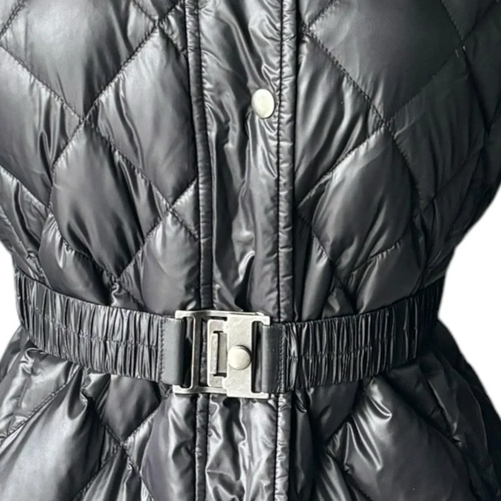 A Pea in the Pod PufferJacket Black Medium - Picture 3 of 12